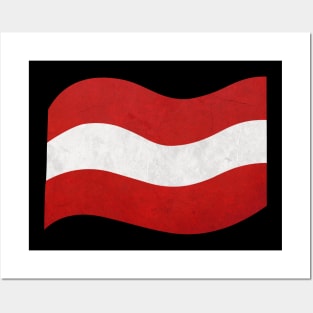 The flag of Austria Posters and Art